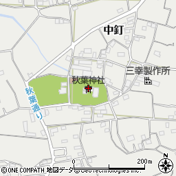火産霊神関東総本山秋葉神社周辺の地図