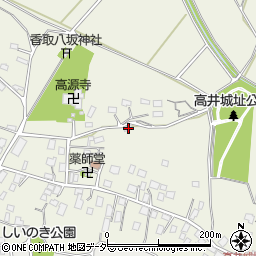 茨城県取手市下高井1347周辺の地図