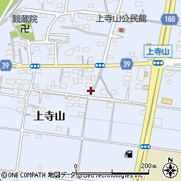 埼玉県川越市上寺山周辺の地図