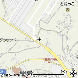 茨城県取手市下高井1070周辺の地図