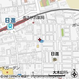 ファミリー薬局日進店周辺の地図