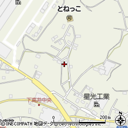 茨城県取手市下高井1078周辺の地図