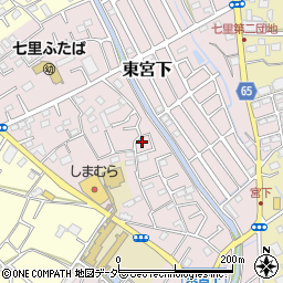 埼玉県さいたま市見沼区東宮下389-2周辺の地図