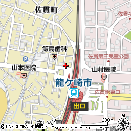 クラウンアカデミー　龍ヶ崎市駅前校周辺の地図