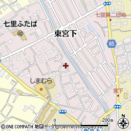 埼玉県さいたま市見沼区東宮下389-7周辺の地図