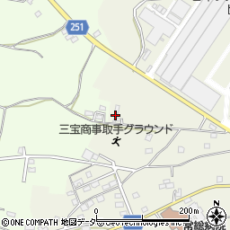 茨城県取手市下高井2074周辺の地図