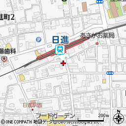 ファミリーマート日進駅南口店周辺の地図