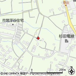 埼玉県さいたま市岩槻区浮谷2300-2周辺の地図