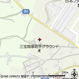茨城県取手市下高井2075-1周辺の地図