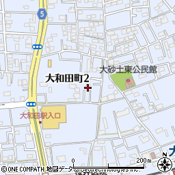 アルバニー大和田パート１周辺の地図