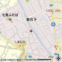 埼玉県さいたま市見沼区東宮下389-3周辺の地図