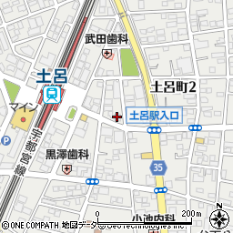 川口信用金庫土呂支店周辺の地図