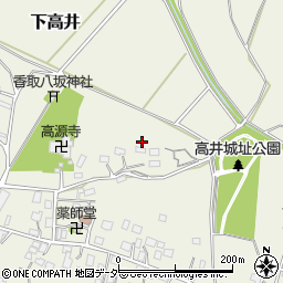 茨城県取手市下高井1339周辺の地図