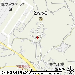 茨城県取手市下高井1078-8周辺の地図