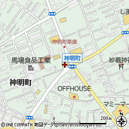 しゃぶ葉 川越神明店周辺の地図