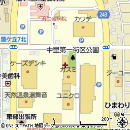 ラ・ブシュリー　龍ヶ崎中里店周辺の地図