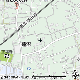 埼玉県さいたま市見沼区蓮沼1167-22周辺の地図