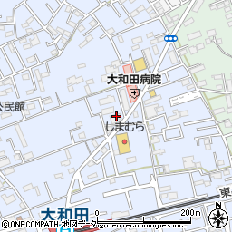 スリーエス 大和田店周辺の地図