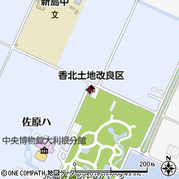 香北土地改良区附洲揚排水機場周辺の地図