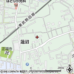 埼玉県さいたま市見沼区蓮沼1167-21周辺の地図