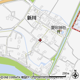 茨城県取手市新川周辺の地図