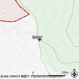 摺鉢峠周辺の地図