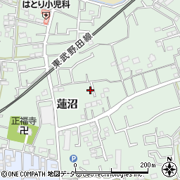 埼玉県さいたま市見沼区蓮沼1167-27周辺の地図