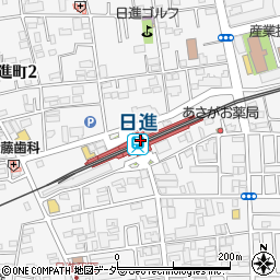 埼玉県さいたま市北区周辺の地図