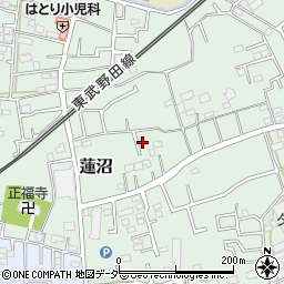 埼玉県さいたま市見沼区蓮沼1167-20周辺の地図