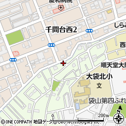 埼玉県越谷市恩間855-1周辺の地図