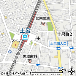 埼玉県さいたま市北区土呂町2丁目17周辺の地図