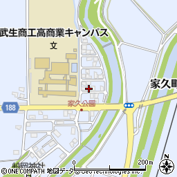 福井県越前市家久町2-35周辺の地図