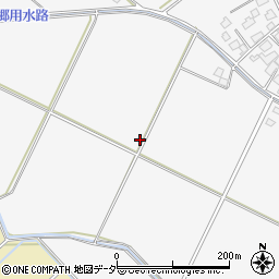 茨城県取手市中内周辺の地図