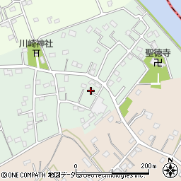 埼玉県越谷市北川崎76周辺の地図