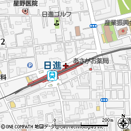 シーモ日進周辺の地図