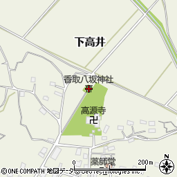 香取八坂神社周辺の地図