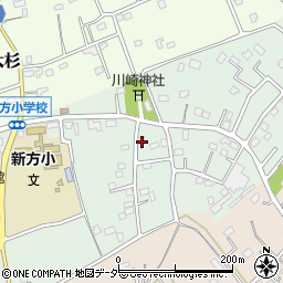 埼玉県越谷市北川崎102-6周辺の地図