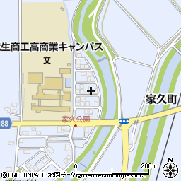 福井県越前市家久町2-23周辺の地図