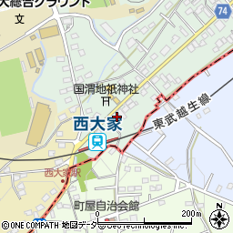 埼玉県坂戸市森戸620周辺の地図