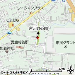 宮元町公園周辺の地図