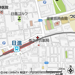 日進駅第１自転車駐車場周辺の地図