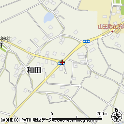 和田入口周辺の地図