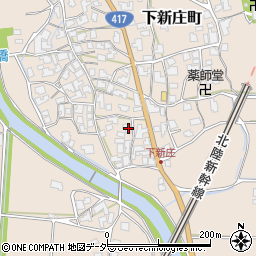 福井県鯖江市下新庄町51-9周辺の地図