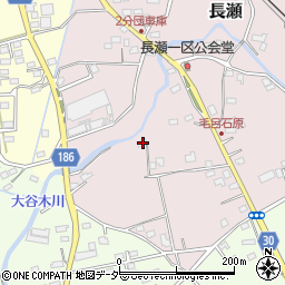 埼玉県入間郡毛呂山町長瀬2153-2周辺の地図