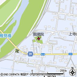 観蔵院周辺の地図