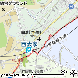 埼玉県坂戸市森戸618周辺の地図