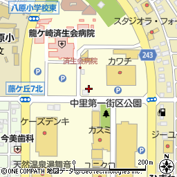 バース美容室　ラヴィエール竜ヶ崎店周辺の地図