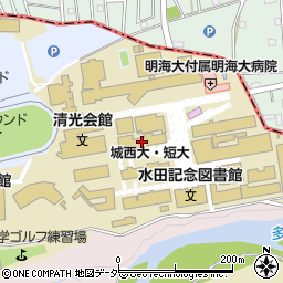 城西大学　坂戸キャンパス周辺の地図