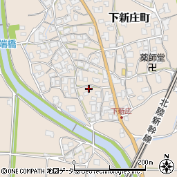 福井県鯖江市下新庄町51-58周辺の地図