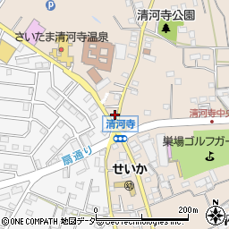 埼玉県さいたま市西区清河寺616周辺の地図